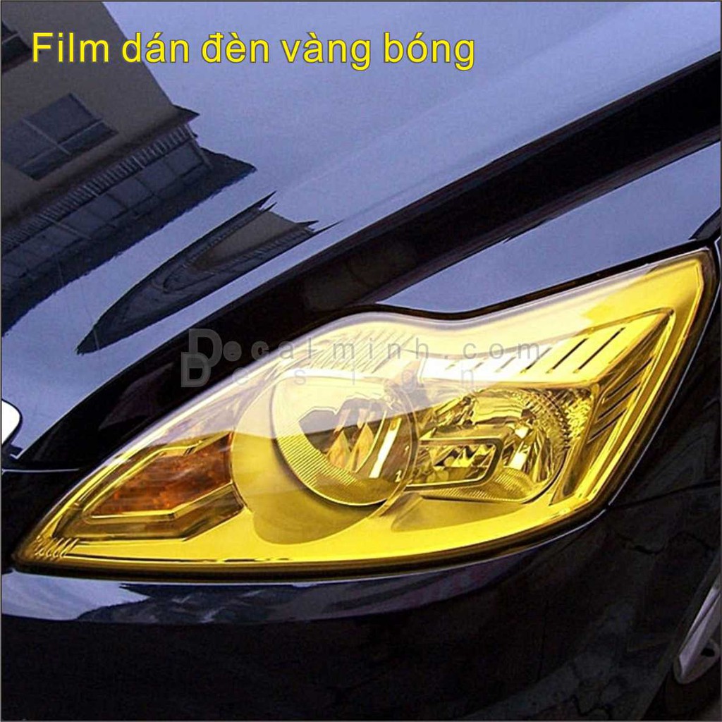 Decal Film dẻo dán đèn xe