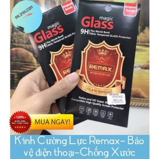 Kính Cường Lực REMAX CHÍNH HÃNG FULL MÃ IPHONE IP5/6/6S/6PLUS/7G/7PLUS/X/XSMAX