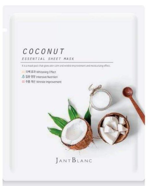 MẶT NẠ JANT BLANC ESSENTIAL SHEET MASK #COCONUT DỪA