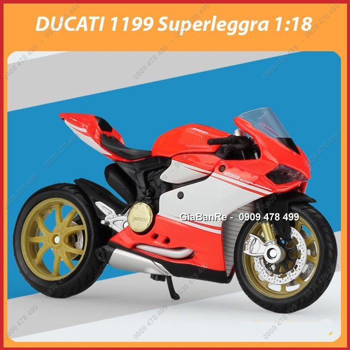 Mô Hình Xe Moto Ducati 1199 Superleggra Tỉ Lệ 1:18 - Maisto - 8791