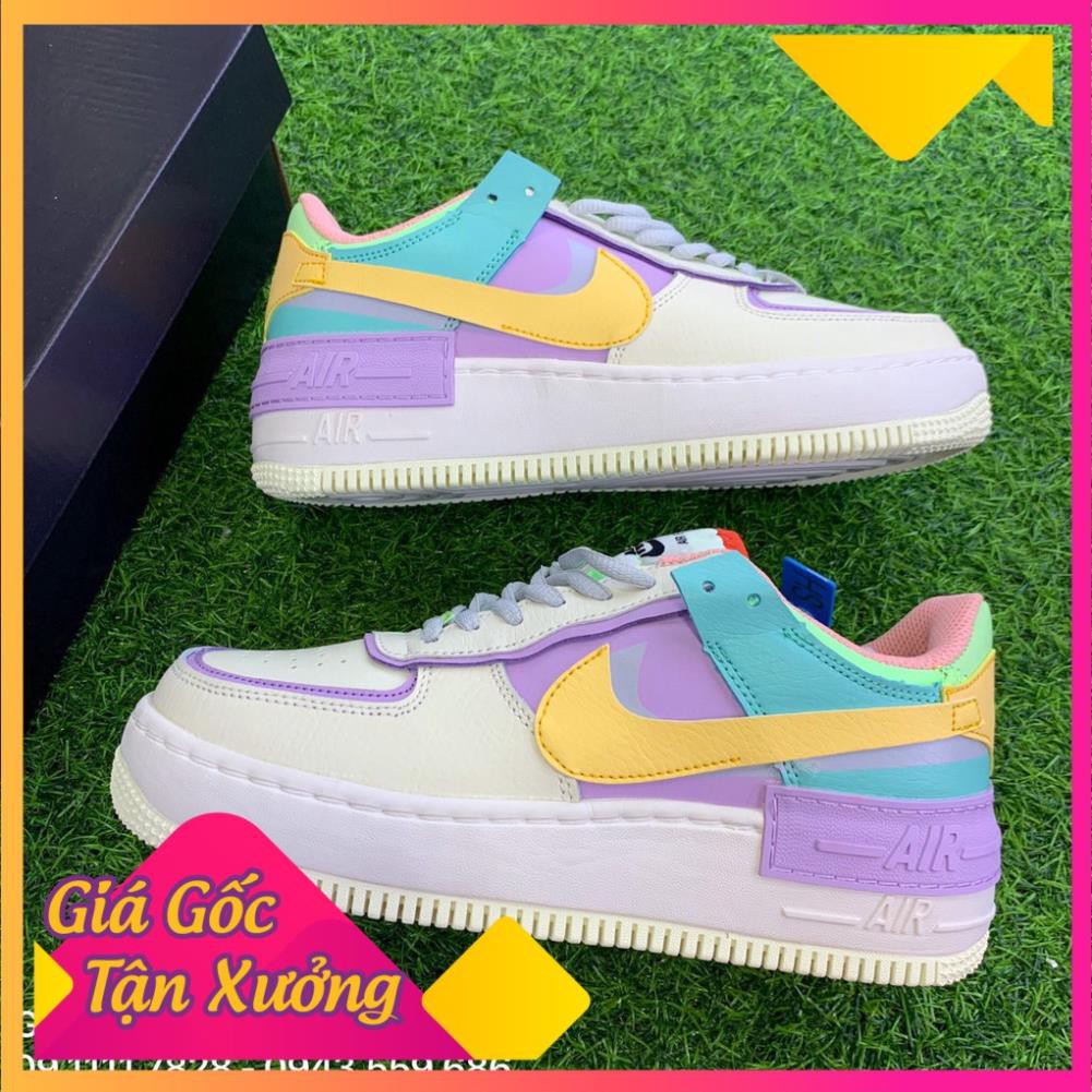 Rẻ vô địch - Giày Sneaker AF1_Shadow Trắng 7 màu rẻ nhất thị trường Hà Nội - Việt Nam -Ax123 ' , !