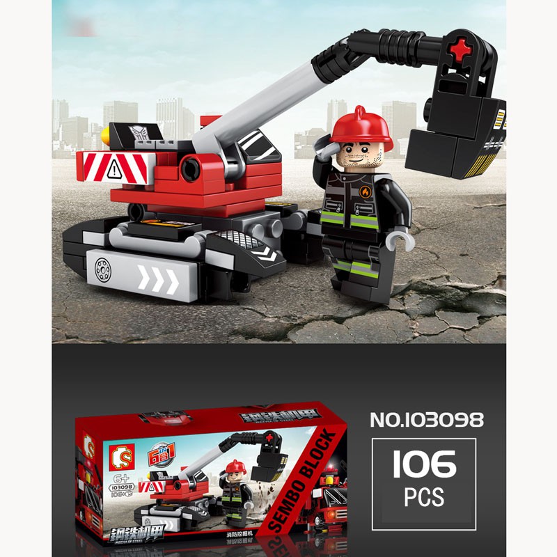 Đồ chơi mô hình siêu nhân robot từ xe oto đỏ trí tuệ 6 trong 1 cho bé thích khám phá quà tặng cho bé trẻ em