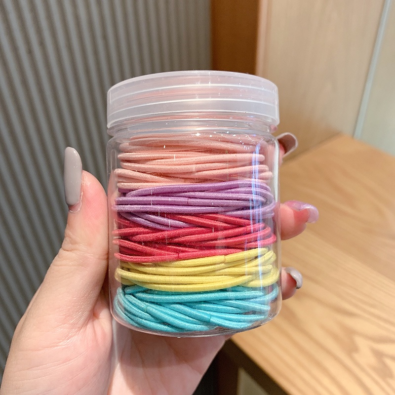 Dây Buộc Tóc Cao Su Không Đau Phong Cách Hàn Quốc Cho Nữ