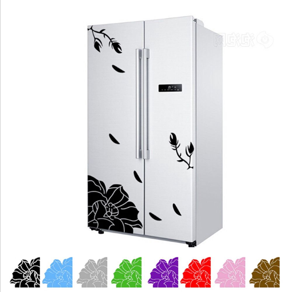 Miếng dán trang trí tủ lạnh phong cách sang trọng