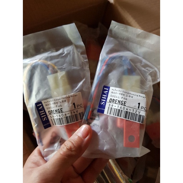 RELAY SIHAI 12V|RƠLE SIHAI 24V| RELAY Ô TÔ KÈM RẮC/RƠLE 4 CHÂN SONG SONG SIHAI