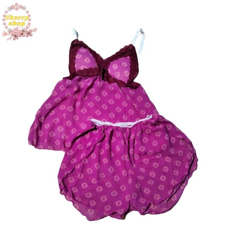 BỘ NGỦ SEXY VOAN CÓ MÚT NGỰC (Hình + video thật từ shop) | BigBuy360 - bigbuy360.vn