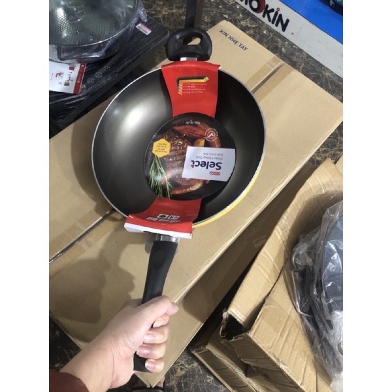 Chảo chống dính sâu lòng COOP NON-STICK PAN đáy từ 28cm, sx bởi công ty CP Elmich.