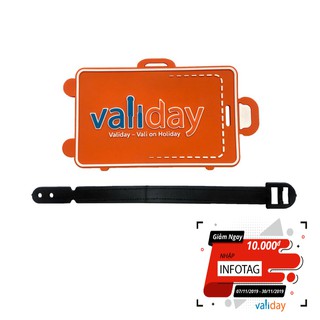 Thẻ name tag vali du lịch Validay