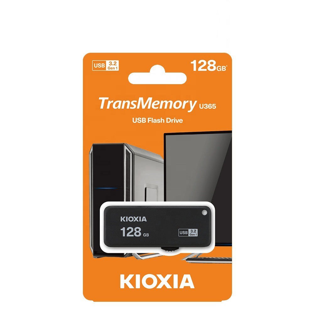 USB 3.2 Gen 1 Kioxia TransMemory U365 128GB 150Mb/s (Đen)