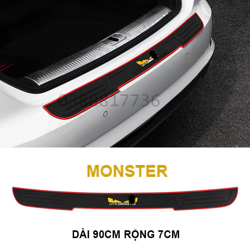 Nẹp chống xước cốp sau ô tô bằng cao su thời trang