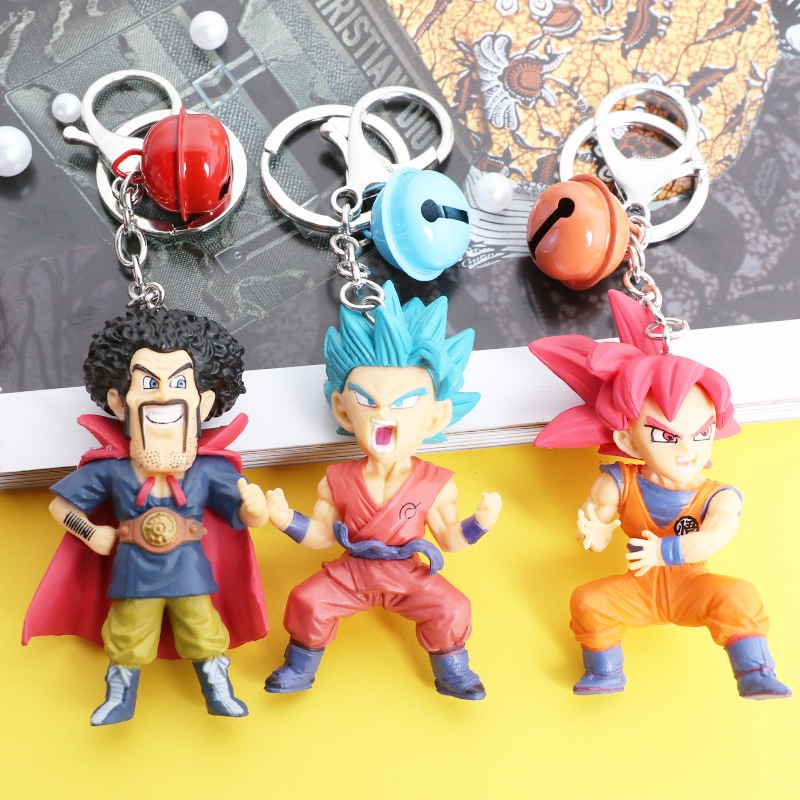 Toàn Bộ Móc Khóa Nhựa pvc Hình Nhân Vật Goku Kiki Trong Phim Bảy Viên Ngọc Rồng