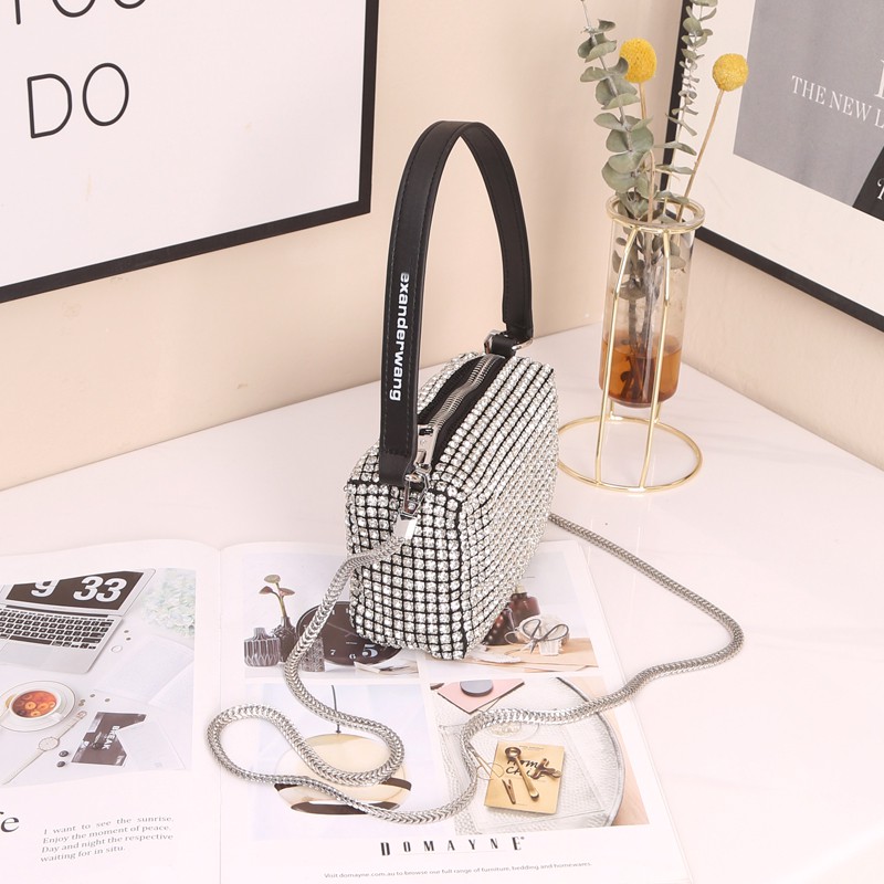 túi kim cương King rhinestone 2020 đính đá lấp lánh full hộp sang chảnh