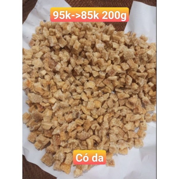 Tóp mỡ/ Tốp mỡ luôn da nguyên chất nhà làm 200g ăn được Keto | BigBuy360 - bigbuy360.vn