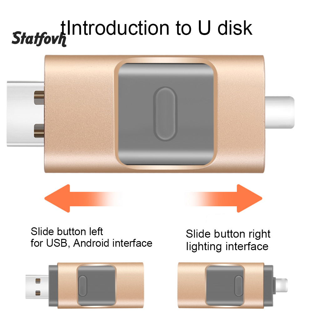 Ổ Đĩa Usb 3.0 Otg 3 Trong 1 Yo 8 / 16 / 32 / 64g | BigBuy360 - bigbuy360.vn