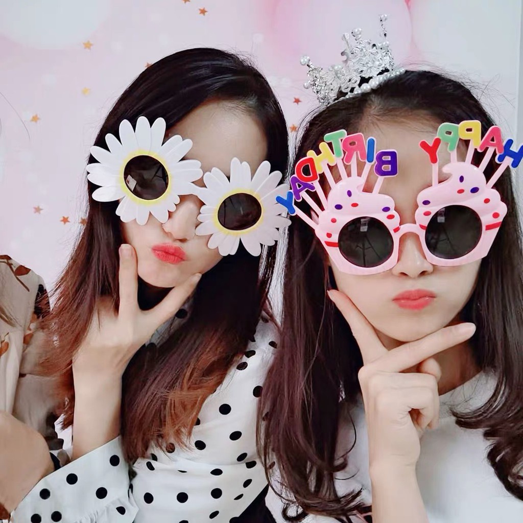 Kính sinh nhật vui nhộn mắt kính happy birthday phụ kiện sinh nhật HAPPYKID KSN