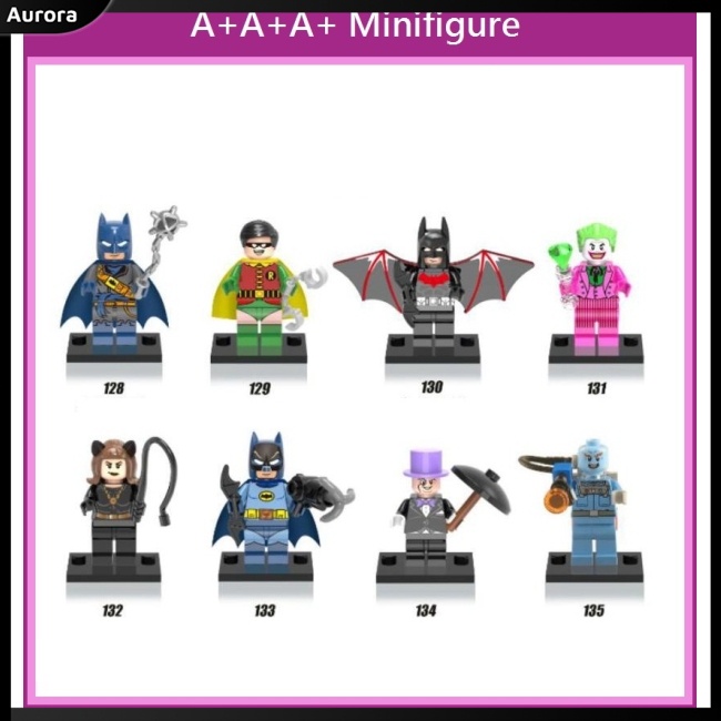 Mô Hình Lego Nhân Vật Siêu Anh Hùng Batman Robin Joker X0111