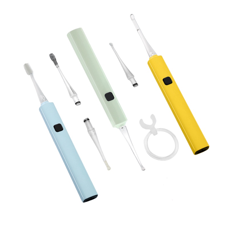 Dụng cụ lấy ráy tai nhiều đầu sử dụng cổng sạc USB Có Đèn Cho Bé Cao Cấp