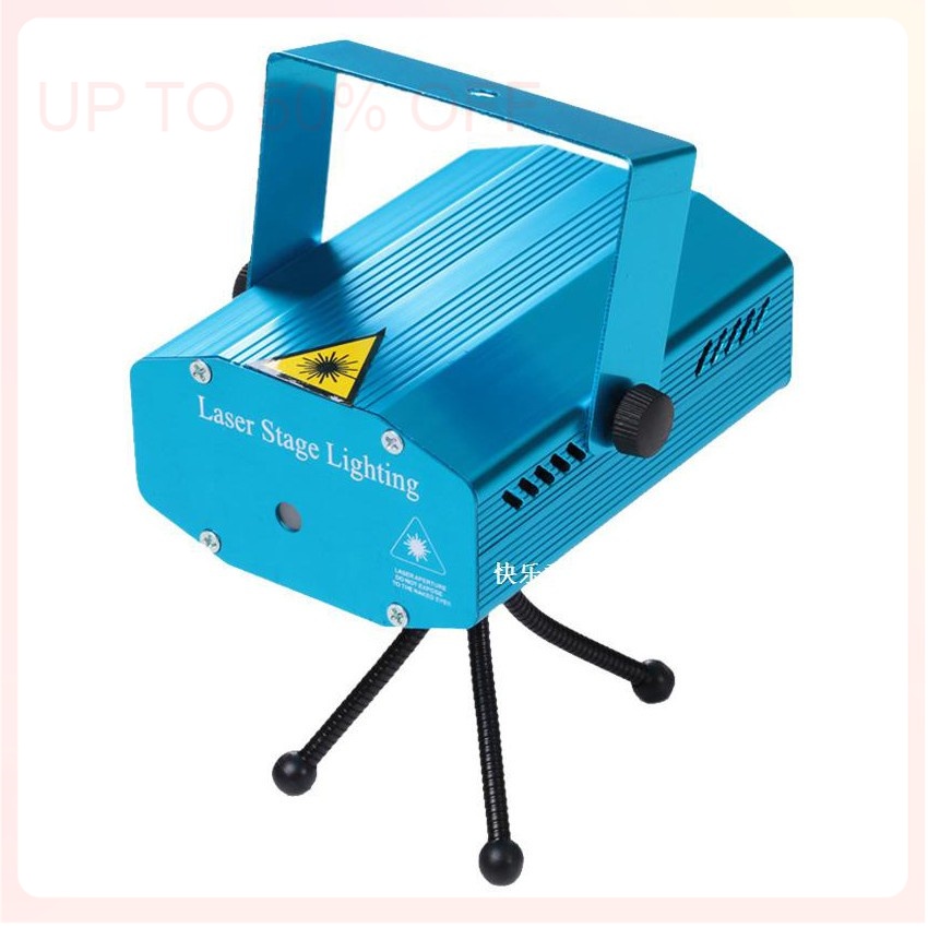 Đèn Vũ Trường Chiếu Laser Cảm Biến Âm Thanh, nháy theo nhạc ánh sáng nét trang trí đèn sân khấu DJ tại nhà, bar nhà hàng
