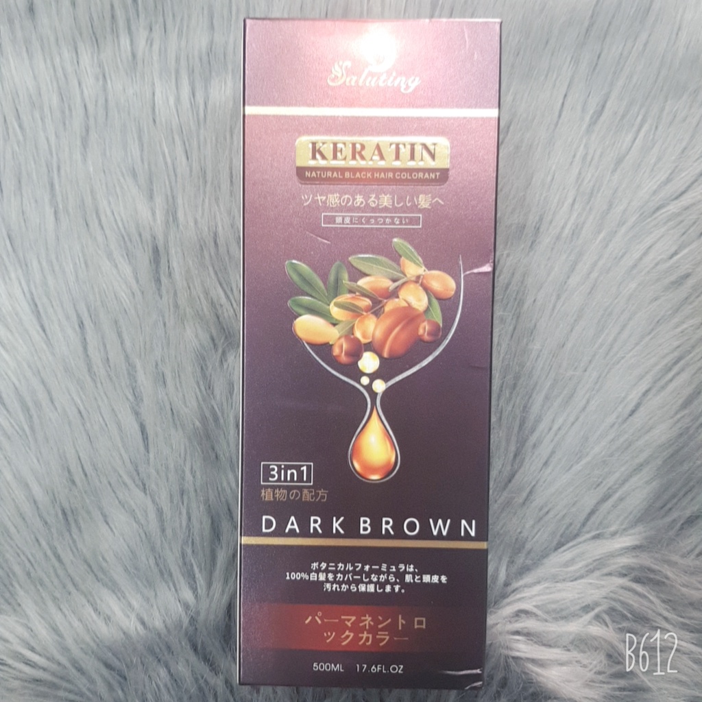 Dầu gội phủ bạc đen,nâu Keratin