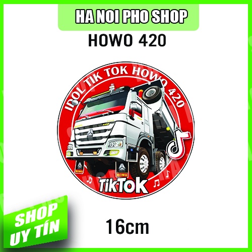 Tem Xe Tải HOWO Ben, tem trang trí Tik Tok xe tải, phản quang 3M [kèm quà tặng 10k]