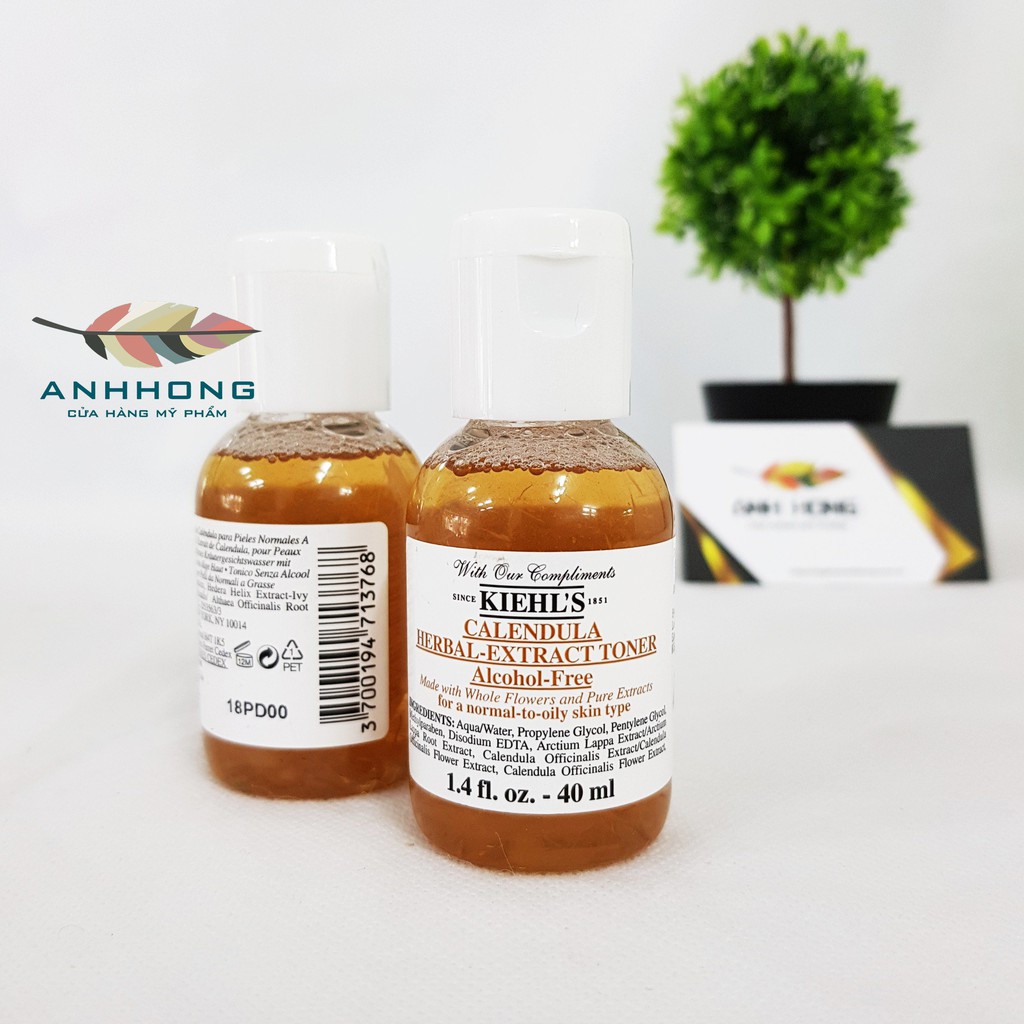 Nước Hoa Hồng Hoa Cúc Kiehl's Calendula Herbal-Extract Alcohol-Free