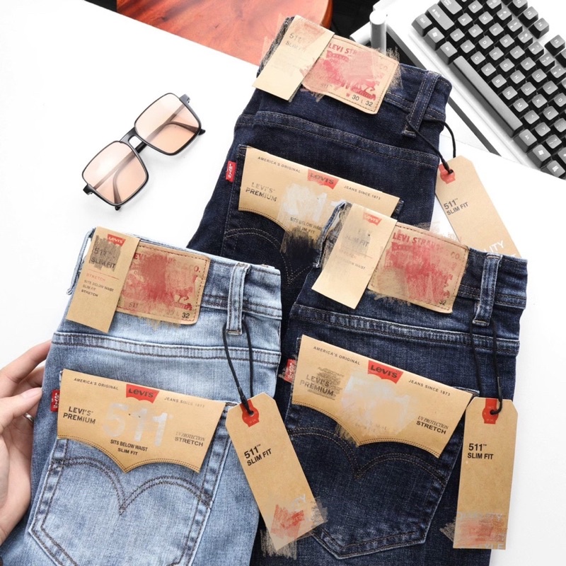 Quần dài jean nam Suông cơ bản, chất vải dày dặn, mềm co dãn nhẹ, quần jean xuất khẩu CC