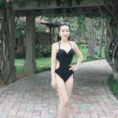 Bikini Bộ Bơi Nữ Một Mảnh Khoét Eo Nhiều Màu Freesize BHV056