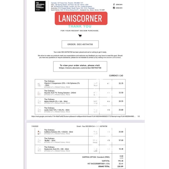 [Mã SRJULY1619 giảm 15K đơn 50K] (Sẵn - bill) The Ordinary làm giảm mụn kích ứng Niacinamide 10%+Zinc 1% 30ml | BigBuy360 - bigbuy360.vn