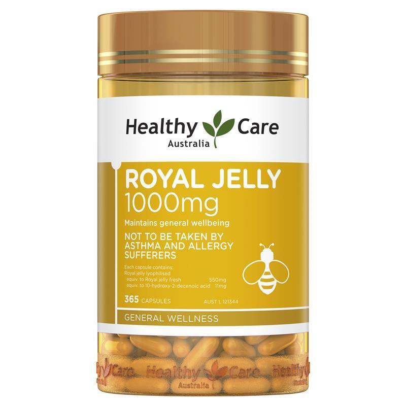 Giá Shock SỮA ONG CHÚA Healthy Care Royal Jelly 1000Mg 365 viên