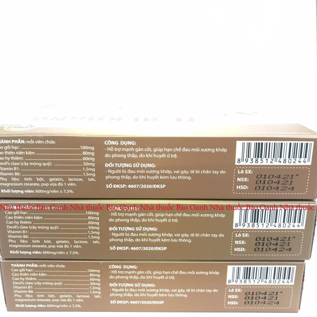 TÊ BÌ KHANG - Hết Tê Bì Chân Tay,Đau Nhức Xương Khớp