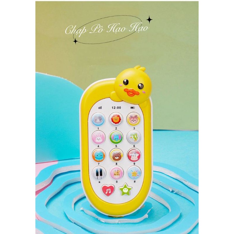 ĐỒ CHƠI ĐIỆN THOẠI IPHONE VỊT VÀNG