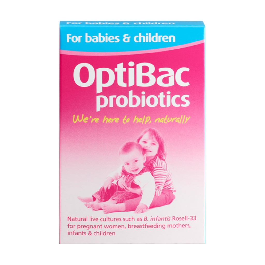 Men vi sinh Optibac hồng Probiotics For Baby &amp; Children Anh cho bé