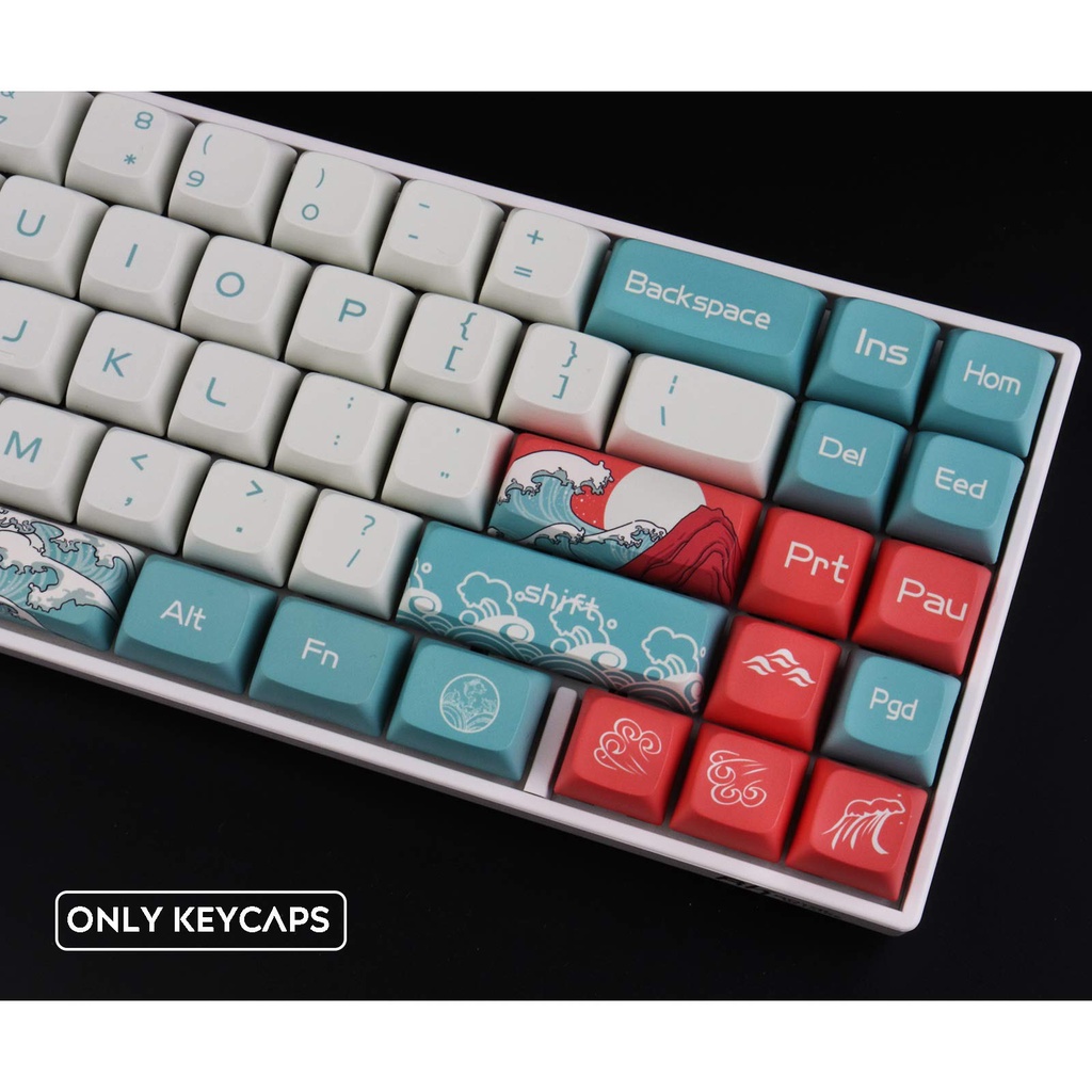 Keycap Coral Sea XDA Thick PBT 128 phím 88PC