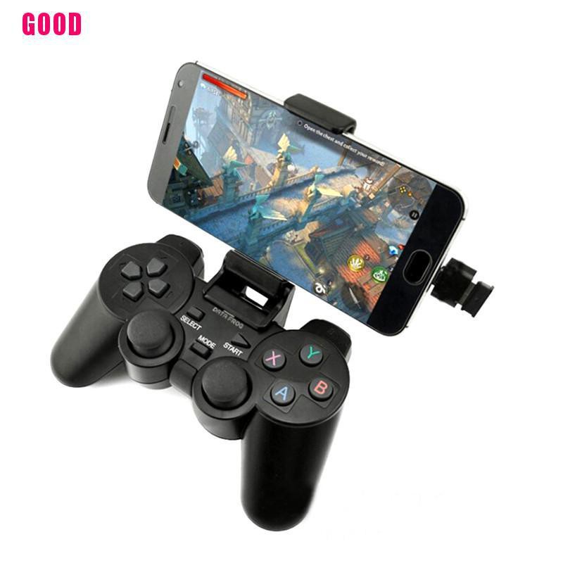 The best saleControle De 2.4ghz Sem Fio Duplo Joystick Game Controller Gamepad Para Ps3 Pc Tv Box