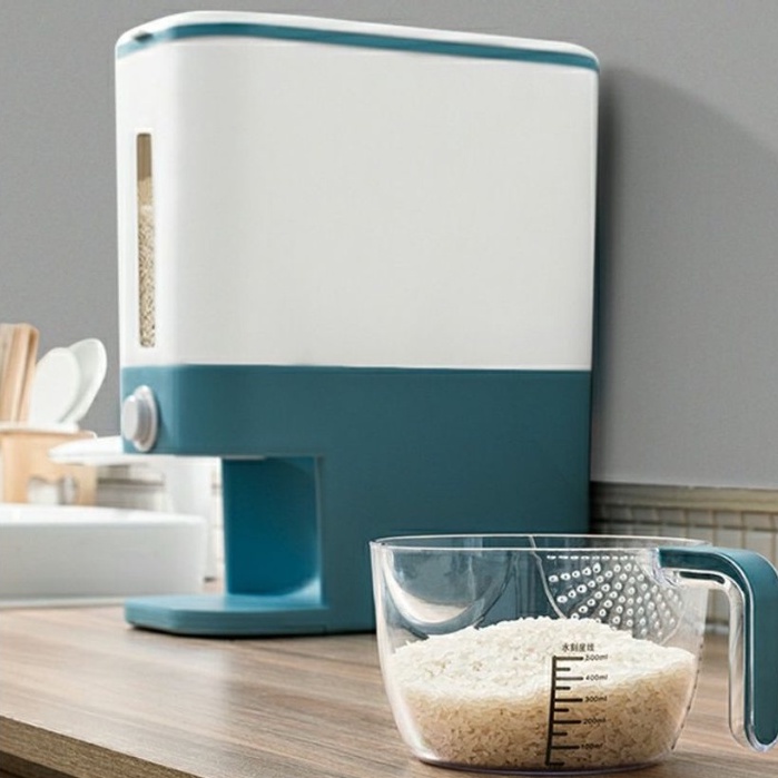 Thùng đựng gạo thông minh hàng cao cấp Thùng Gạo nhựa PP công nghệ Nhật bản dung tích 12kg cho gia đình 𝗚𝗜𝗔𝗗𝗨𝗡𝗚𝗛𝗔𝗡𝗢𝗜𝟯𝟵
