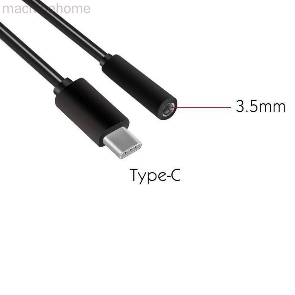 Cáp Chuyển Đổi Âm Thanh Type C Sang 3.5mm Dài 10cm Cho Thiết Bị Xiaomi
