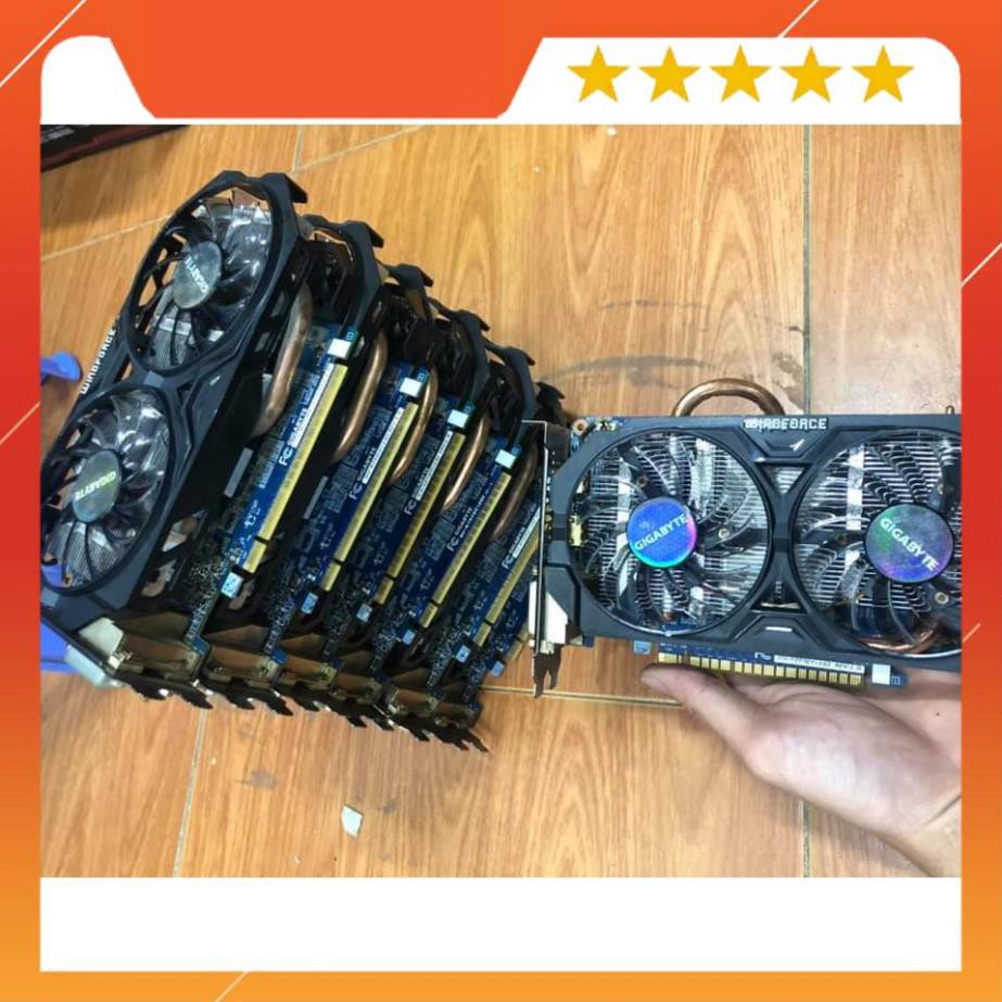 SẢN PHẨM BÁN CHẠY NHẤT -  Card màn hình Giga GeFoce GTX 750 1Gb ddr5 2 fan gái rẻ