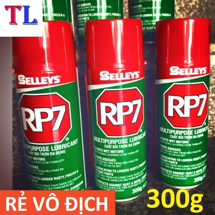 RP7 SELLEYS 300g Xịt Bôi Trơn Và Bảo Vệ Thiết Bị Chống Rỉ Sét.