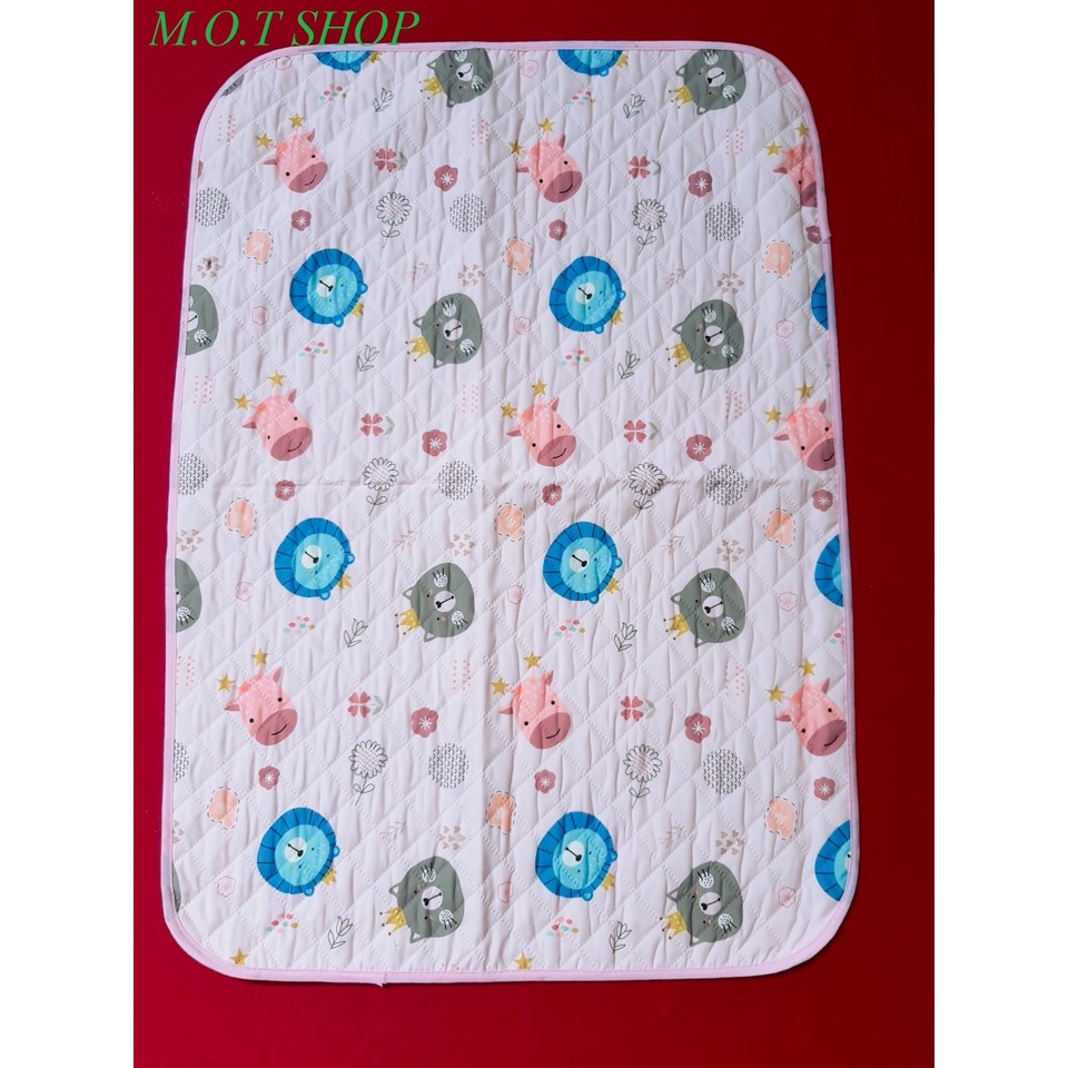 Miếng lót chống thấm cotton BEST BABY cho bé sơ sinh kích thước 75x55cm