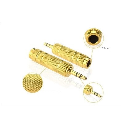 Jack chuyển đổi Âm thanh từ 3.5mm ra 65mm cao cấp chuyển âm từ Laptop/PC/Smartphone, Máy tính bảng ra Loa, Amplifier