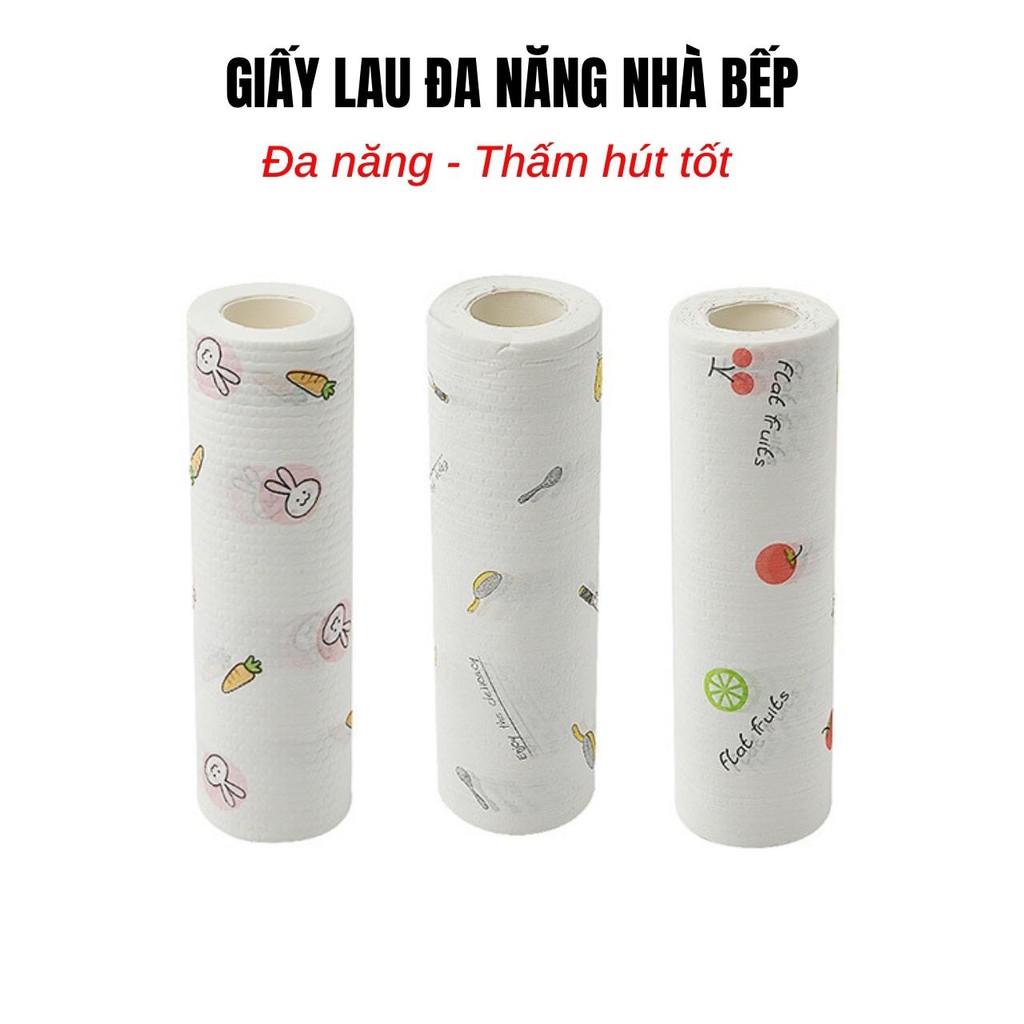 Cuộn giấy lau bếp, giấy lau tay, giấy lau đa năng siêu dai