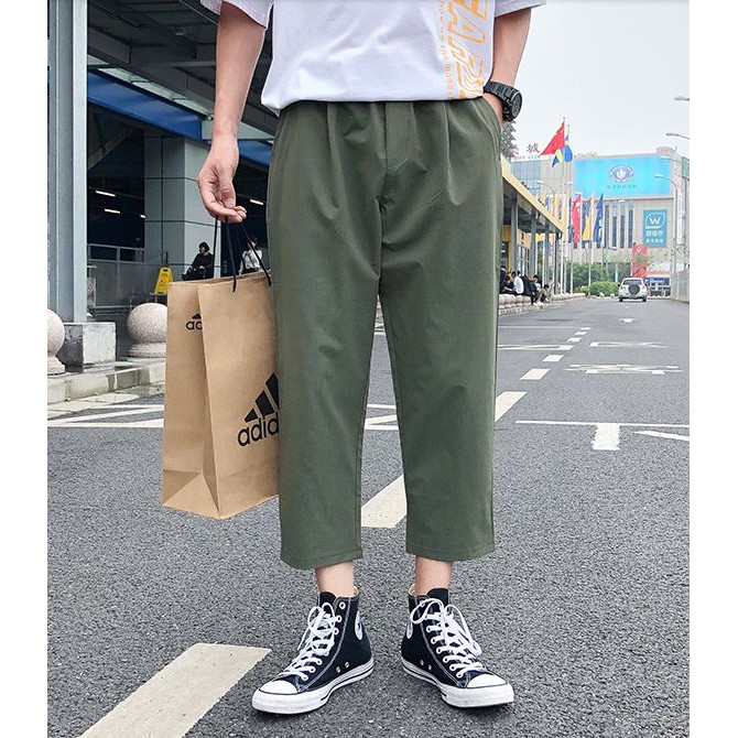 Quần Nam Kaki Basic Dáng Baggy Trơn Màu Dáng Suông Phong Cách Trẻ Trung Thời Trang MixxMen QUAN NAM 060V1