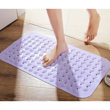 Miếng Lót Chân, Thảm Nhà Tắm Nhựa PVC Cao Cấp bong bóng tròn, thảm toilet Nhà Vệ Sinh Chống Trơn Trượt An Toàn