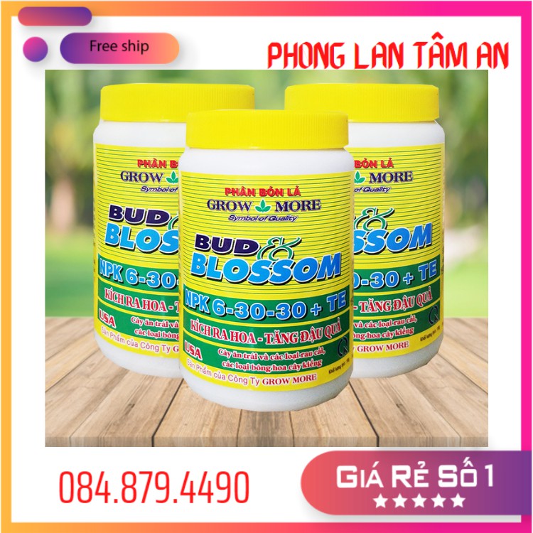 Phân bón lá của Mỹ NPK 6-30-30+TE kích thích ra hoa, tăng đậu trái