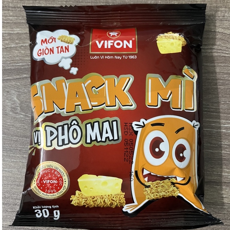 Snack mì tôm vị phô mai 30g Vifon