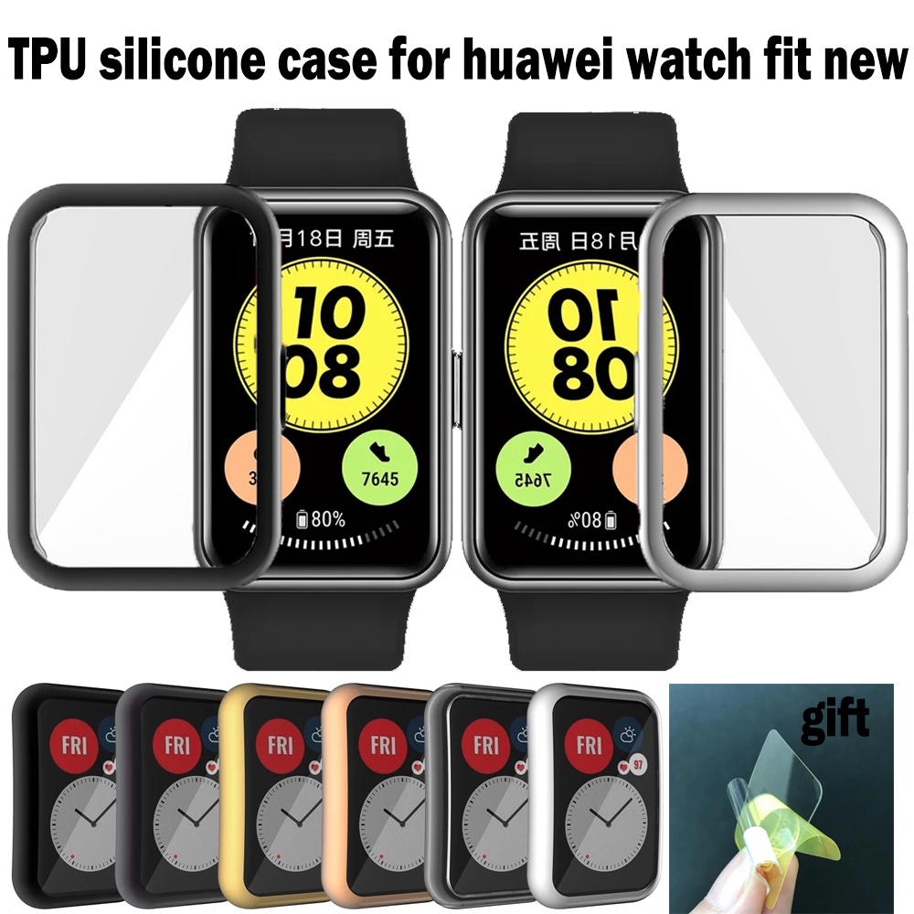 Ốp TPU Mềm Bảo Vệ Mặt Đồng Hồ Thông Minh Huawei watch fit new