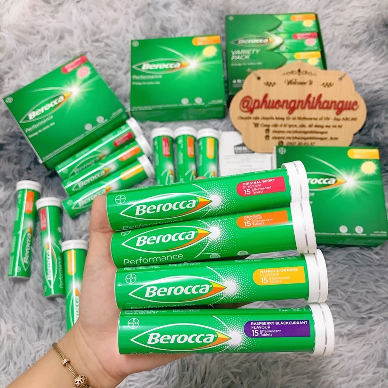 Viên sủi bổ sung vitamin berocca performance - ảnh sản phẩm 3