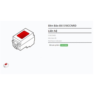 Hạt đèn báo đỏ xanh S18CC Sino chính hãng