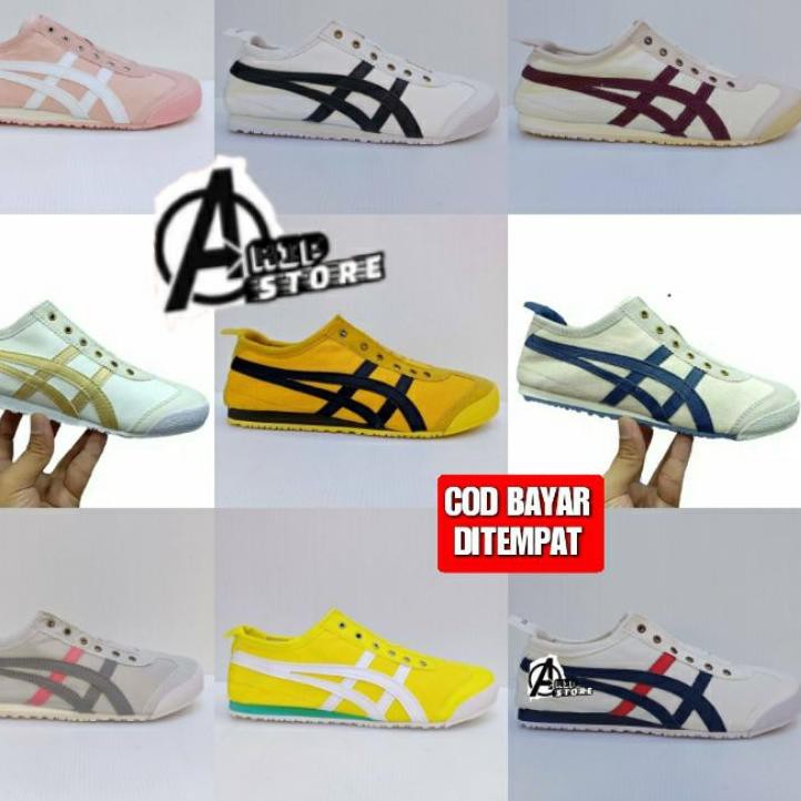 Giày Asics Onitsuka Tiger Mexico 66 Slip On Mco11 Chính Hãng