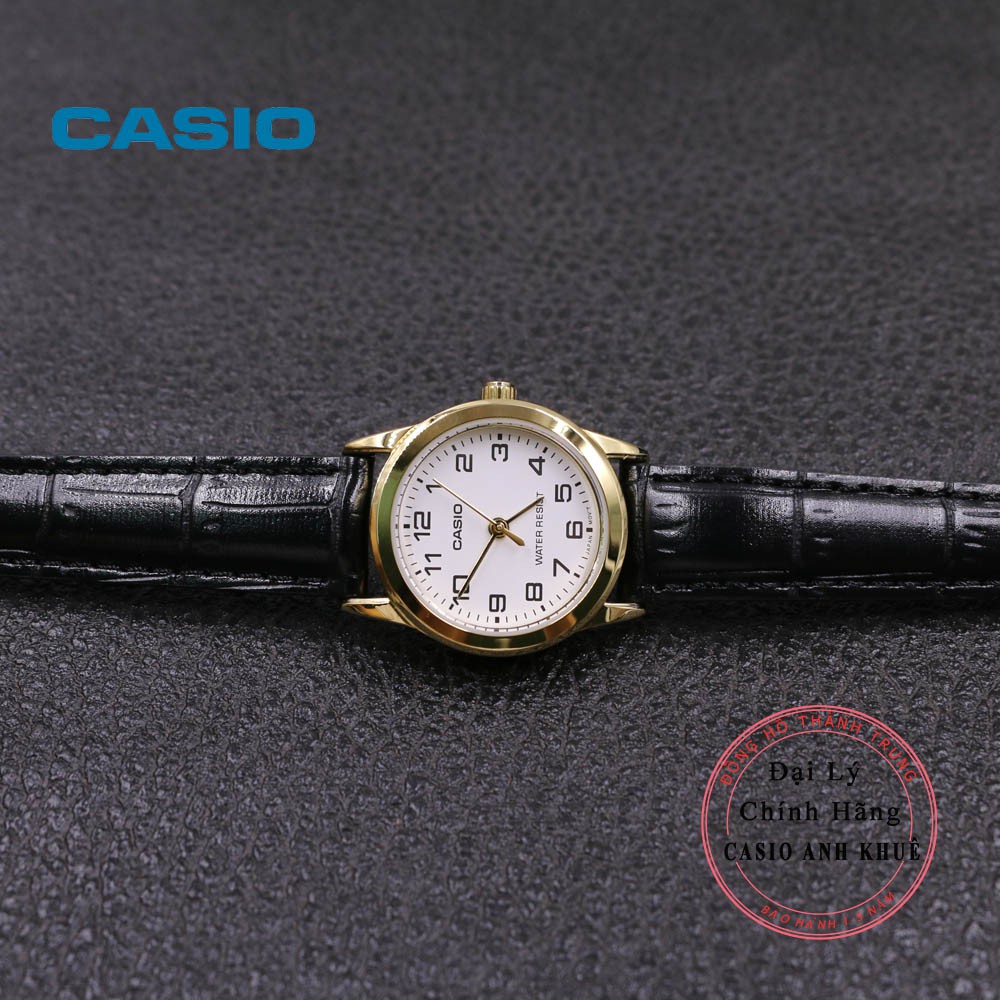 Đồng hồ nữ Casio LTP-V001GL-7BUDF dây da